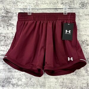 NWT - Under Armour UA Women's Maroon Knit Short‎ - Size XXS 2XS